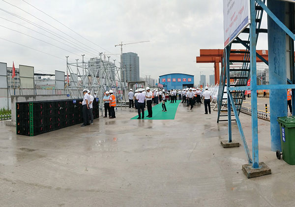 中铁广州工程局机组项目现场